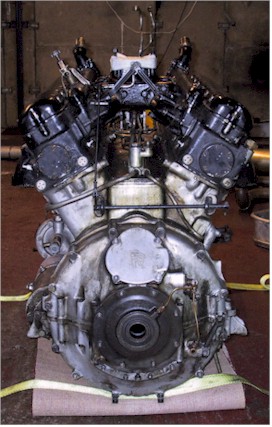 R-R PIII - engine rear view