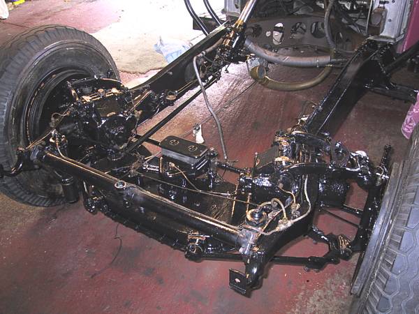 R-R PIII - painted chassis front