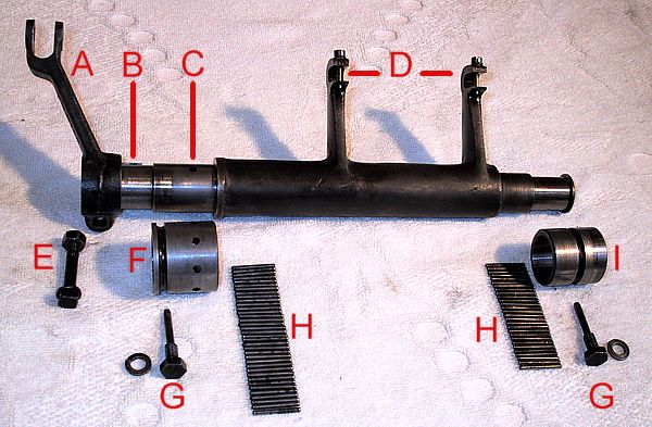 R-R PIII - clutch cross-shaft